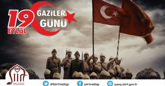 19 EYLÜL GAZİLER GÜNÜ ANMA PROGRAMI ACIKLANDI