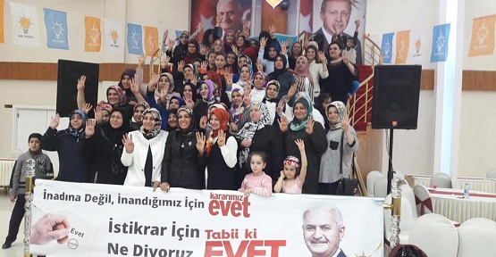 Siirt'te "İnadına Değil İnandığım İçin Evet Platformu"