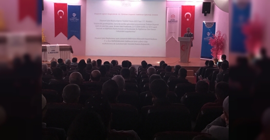 Siirt'te Din Görevlilerine Yönelik Türkiye Diyanet Vakfı Tanıtım Toplantısı Yapıldı