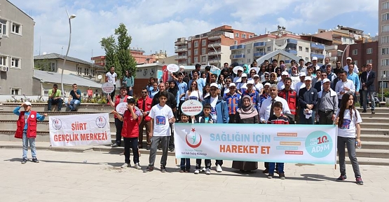 Halk Sağlığı Müdürlüğünden, Sağlık İçin Yürüyüş Etkinliği