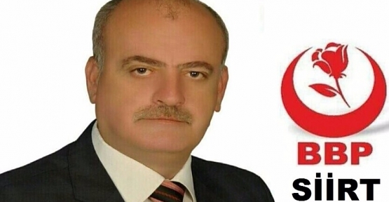 Büyük Birlik Partisi İl Başkanı  Fahrettin Nazlıer Yazılı Açıklama Yaptı