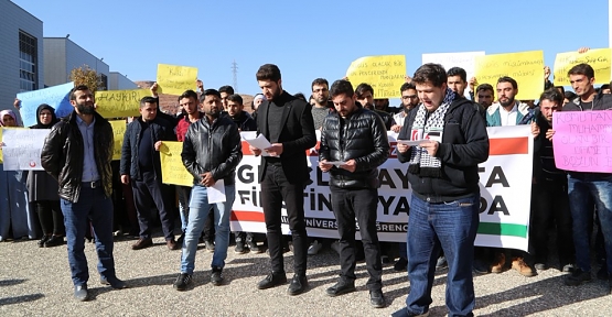 Siirt Üniversitesi Öğrencileri, ABD’nin Kudüs Kararını 4 Dilde Kınadı