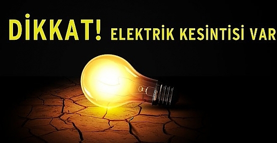 Siirt'te Elektrik Kesintisi Uyarısı
