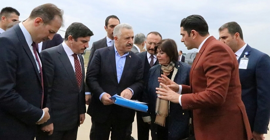 Ulaştırma, Denizcilik ve Haberleşme Bakanı Ahmet Arslan Siirt'te