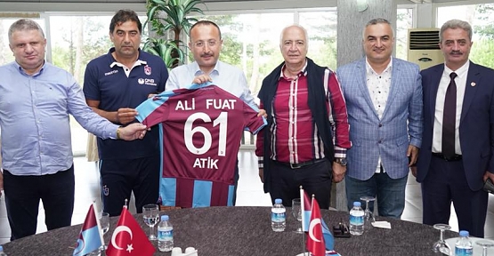 Vali Atik, Trabzonspor'u Ziyaret Etti