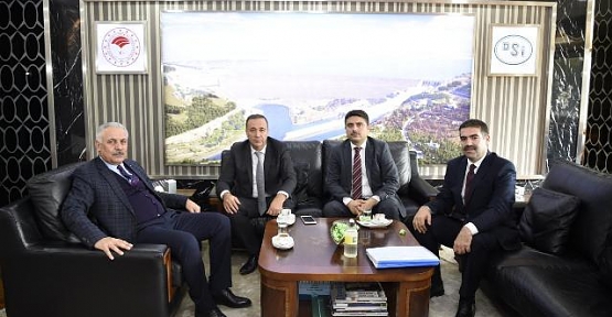 AK Parti Milletvekili Osman Ören, DSİ Genel Müdürü Mevlüt Aydın’ı Ziyaret Etti