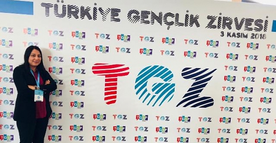 Genç Girişimci Tuğba Kayra, Türkiye Gençlik Zirvesine Katıldı