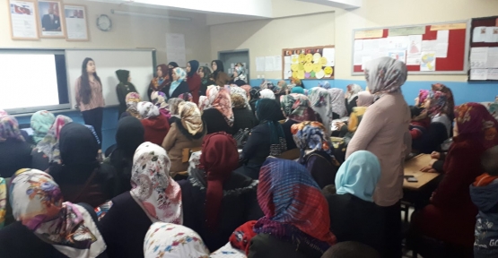 İbn-i Sina  Hastanesinden Kadınlara "Aile İçi Şiddet" Konulu Seminer Verildi