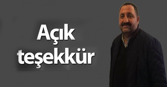 Açık Teşekkür