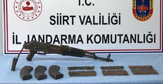 Bölücü Terör Örgütüne Ait Sığınakta Silah ve Mühimmat Bulundu