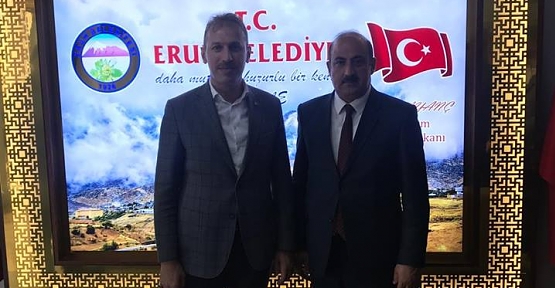 AK Parti il Başkanı Çalapkulu'dan Cevher Çiftçi'ye Hayırlı Olsun Ziyareti