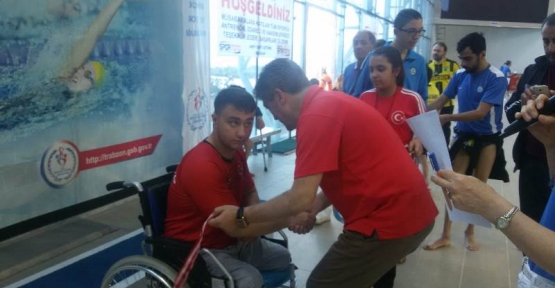 Türkiye Bedensel Engelliler Yüzme Şampiyonası Trabzon İlinde Yapıldı