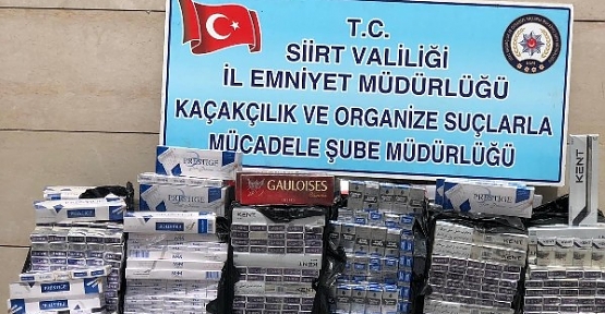 12 Bin 720 Paket Kaçak Sigara Ele Geçirildi