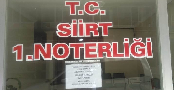 İlimizde “Nöbetçi Noter” Uygulaması Sona Erdi