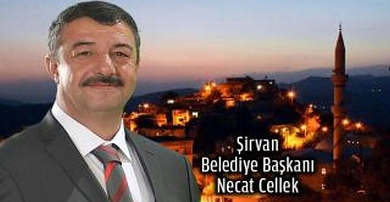 Şirvan Belediye Başkanı Necat Cellek'in Kurban Bayramı Mesajı