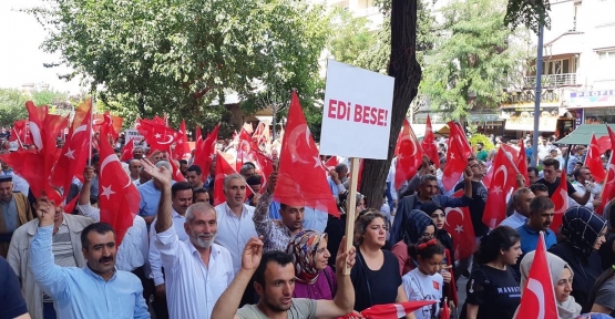 "Teröre Lanet, Kardeşliğe Davet" Yürüyüşü Yapıldı