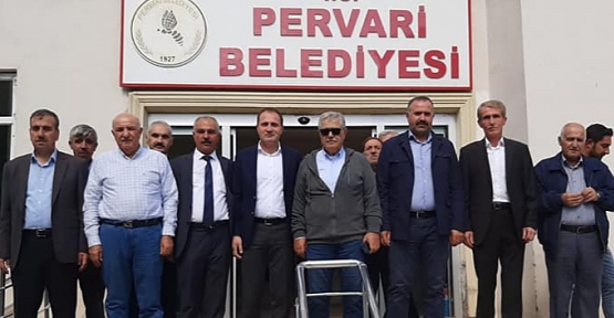 Eski Devlet Bakanı Edip Safter Gaydalı, Başkan Özcan'ı Ziyaret Etti
