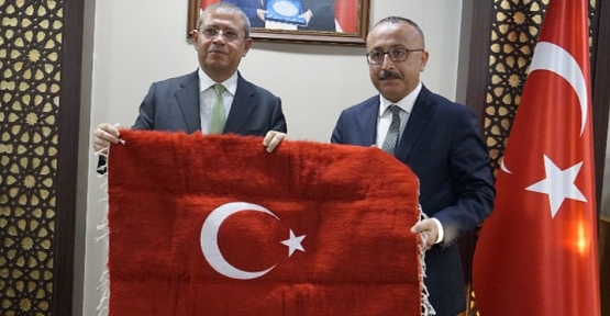 Enerji Bakan Yardımcısı Tancan,TFF Başkanı Özdemir, Vali Atik’i Ziyaret Etti