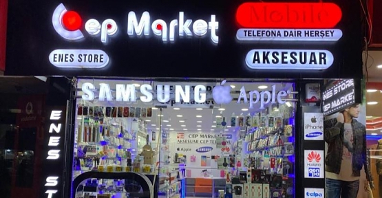 Enes Store “ Cep Market”te Her Çeşit Cep Telefonu ve Aksesuarını Bulabilirsiniz