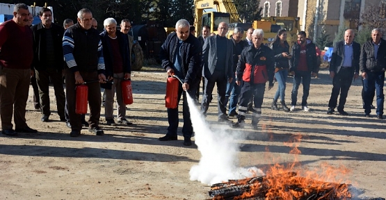 İl Özel İdaresinde Tahliye, Kurtarma ve Yangın Tatbikatı Düzenlendi