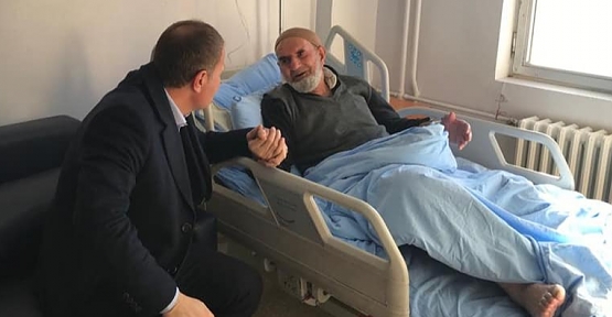 Pervari Belediye Başkanı Tayyar Özcan'dan Hasta ve Okul Ziyaretleri