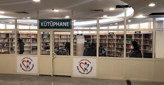 Siirt Devlet Hastanesi’nde Kütüphane Açıldı