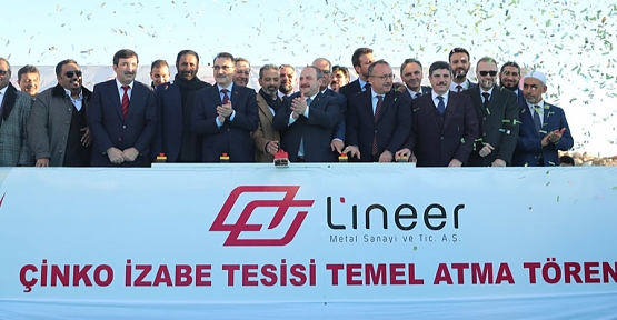 Çinko İzabe Tesisinin Temeli Atıldı