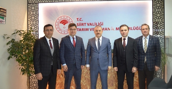 Vali Yardımcıları Tarım ve Orman İl Müdürlüğünü Ziyaret Etti