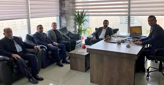 AK Parti İl Başkanı Av. Ekrem Olğaç, Kurtalan İlçe Başkanı Karaatay'ı Ziyaret Etti
