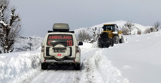 İl Özel İdare Ekipleri Hasta Çocuğa 8 Saatte Ulaşabildi