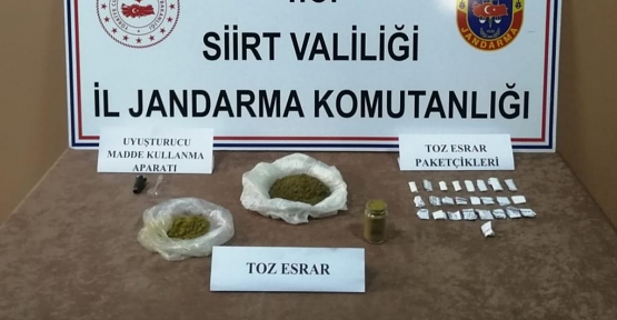 Jandarmadan Uyuşturucu Operasyonu