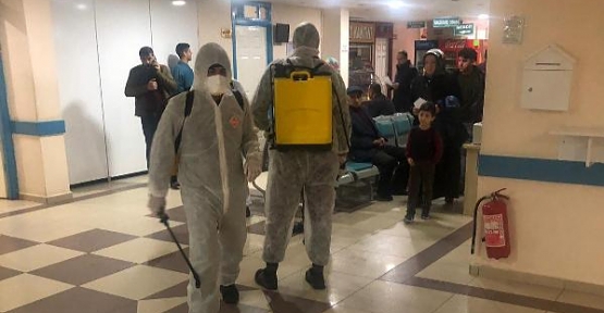 Özel Siirt Hayat Hastanesi Dezenfekte Edildi