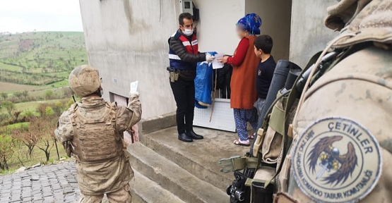 Şirvan’da Karantinada Bulunan Vatandaşların İhtiyacını Jandarma Gideriyor