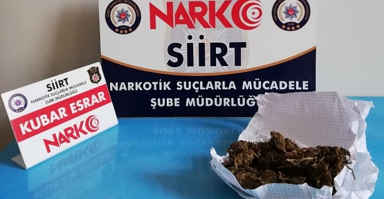 Siirt Emniyetinden Uyuşturucu Tacirlerine Ağır Darbe