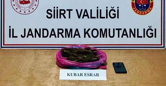 Kurtalan İlçesinde Uyuşturucu Operasyonu