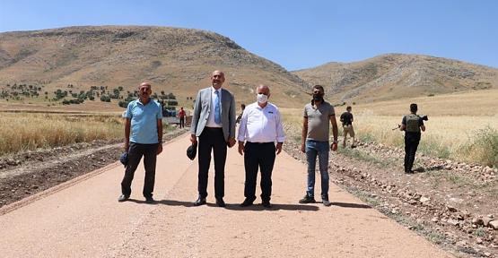 Kurtalan Kaymakamı /Belediye Başkan V. Aydın, Köy Yollarında Denetim Yaptı