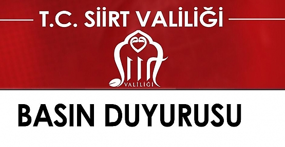 Siirt Valiliği İl Umumi Hıfzıssıhha Kurul  Kararları