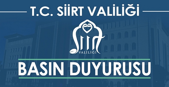 SİİRT VALİLİĞİ İL UMUMİ HIFZISSIHHA KURUL  KARARLARI