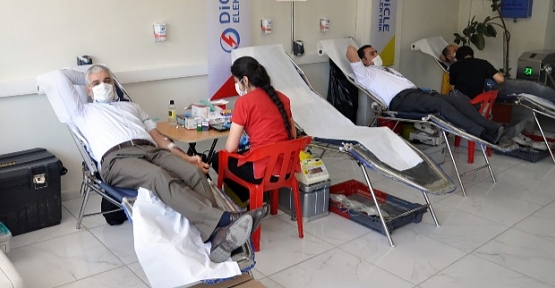 Dicle Elektrik Siirt İl Müdürlüğü, Kızılay'a 32 Ünite Kan Bağışında Bulundu