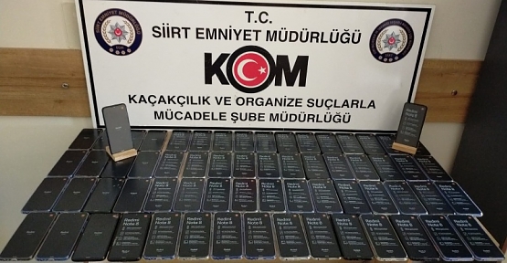 Siirt Emniyeti, Sigara ve Telefon Kaçakçılarına Ağır Darbe Vurdu