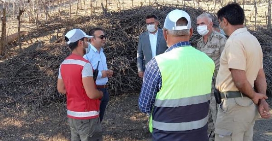 Şirvan Kaymakamı Recep Hasar, Köy Yolu Yapımını Denetledi