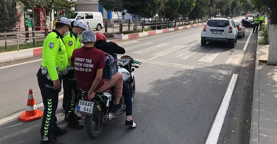 Siirt’te Motosiklet Sürücülerine Yönelik Denetim Yapıldı