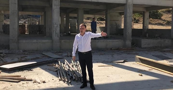 Belediye Başkanı Tayyar Özcan’dan Kapalı Spor Salonu İnşaatında İnceleme