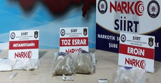 Siirt'te 10 Ayda 56 Kilo 760 Gram Uyuşturucu Madde Ele Geçirildi