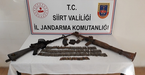 Bölücü Terör Örgütü PKK'ya  Ait Silah ve Mühimmat  Ele Geçirildi