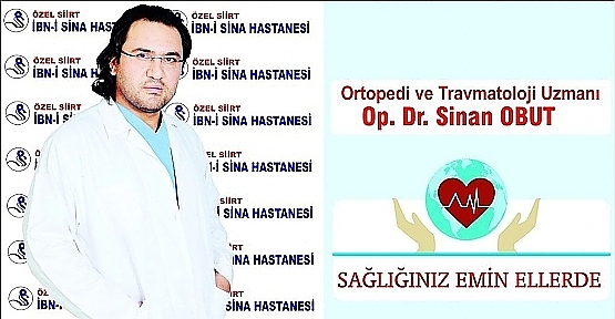 Dr. Sinan Obut, Pandemi Döneminde Kemik Kırığı ve Tedavisi İle İlgili Bilgi Verdi