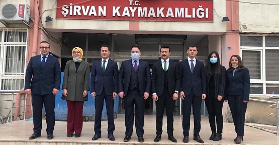 Cumhuriyet Başsavcısı Başbay ve Adalet Komisyon Başkanı Obut, Kaymakam Hasar’ Ziyaret Etti