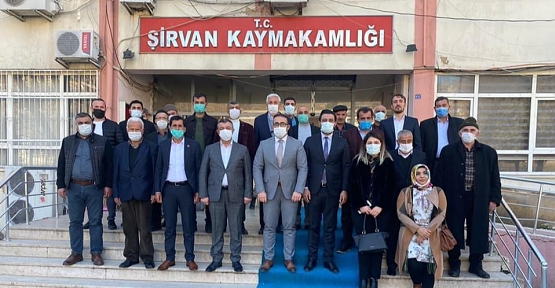 AK Parti İl Başkanı Av. Ekrem Olgaç Şirvan İlçemizi Ziyaret Etti