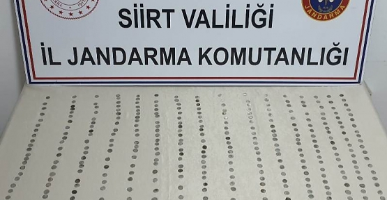 Siirt'te Roma Dönemine Ait 321 Gümüş Sikke Ele Geçirildi