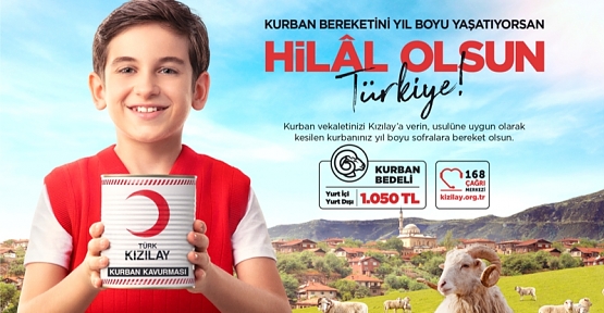 Kızılay Milyonların Sofrasına Milletin Kurban Vekâletlerini Ulaştıracak